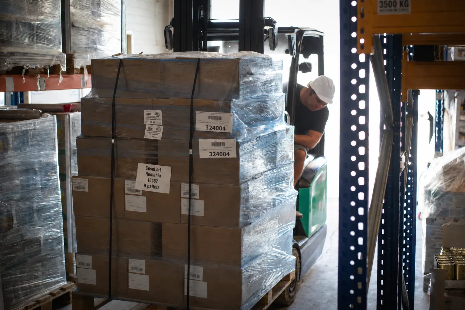 Pregătirea unei comenzi în fluxul logistic COSAL